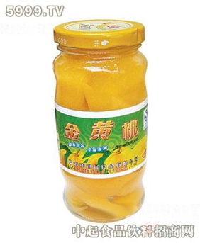 进展256克桃条爽罐头