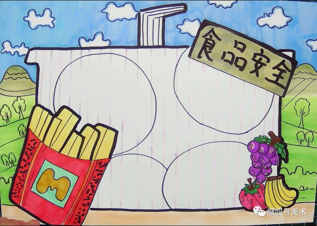 夏日食品安全手抄报指南